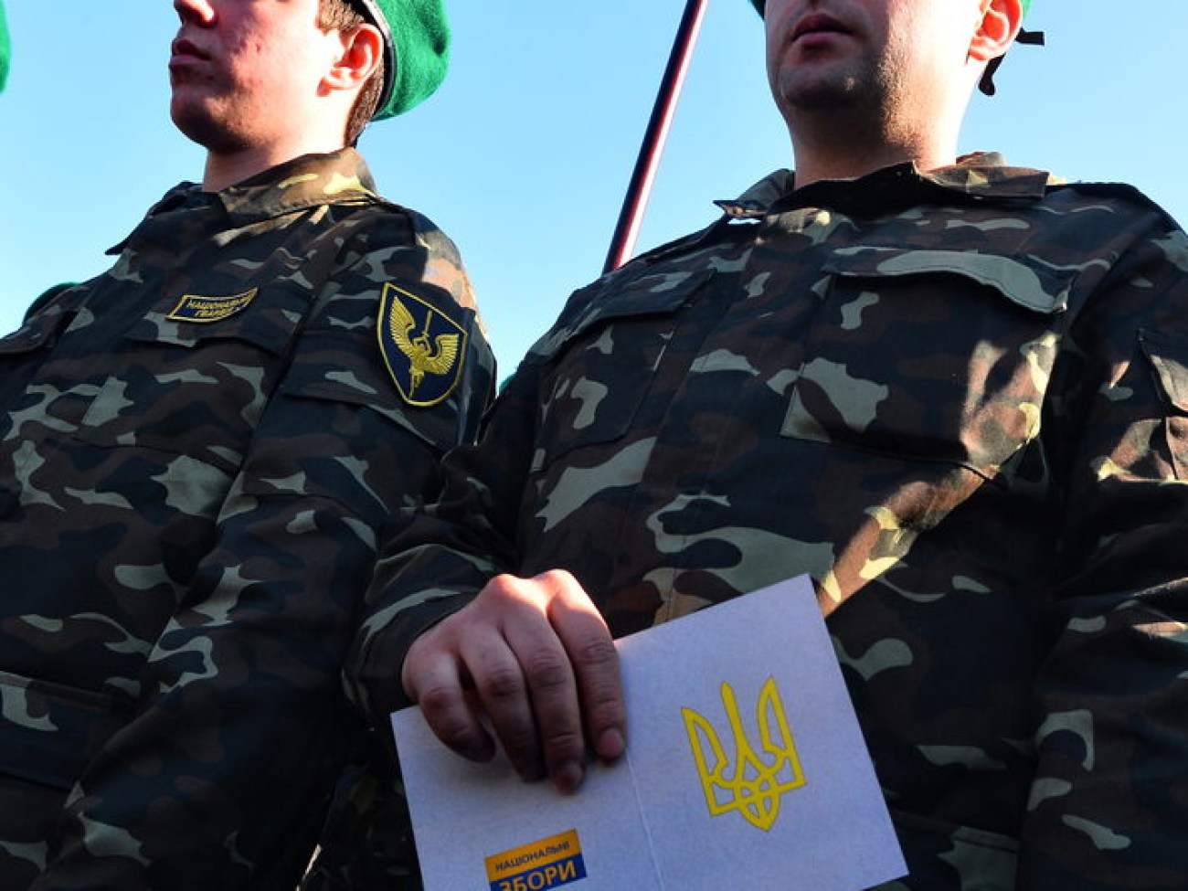 В Киеве набирают рекрутов, 9 марта 2014г.