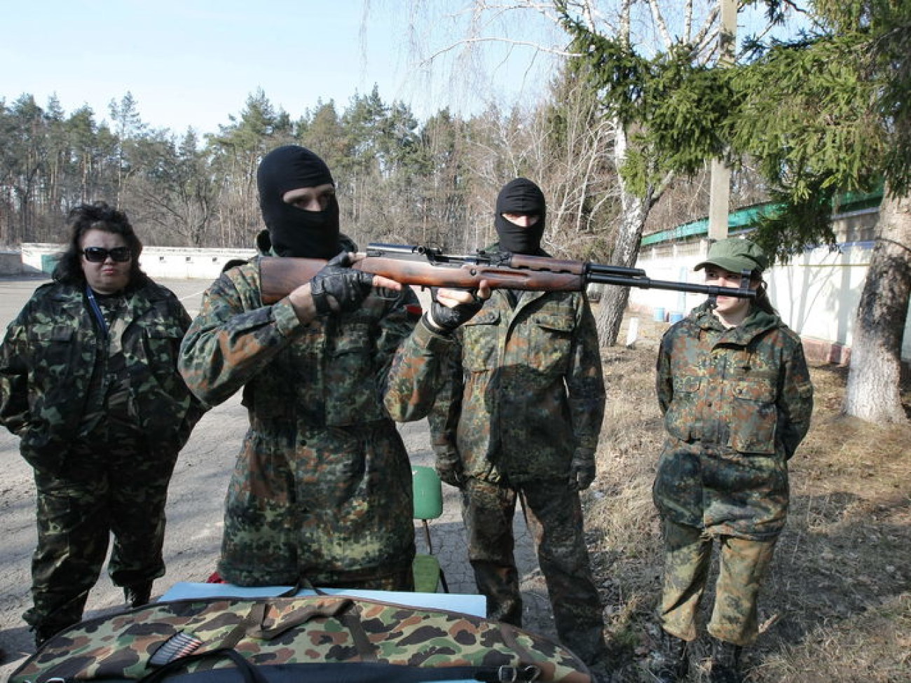 Под Киевом начали тренировать резервную армию