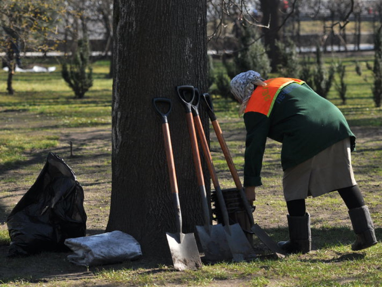 В Киеве провели генеральную уборку, 22 марта 2014г.