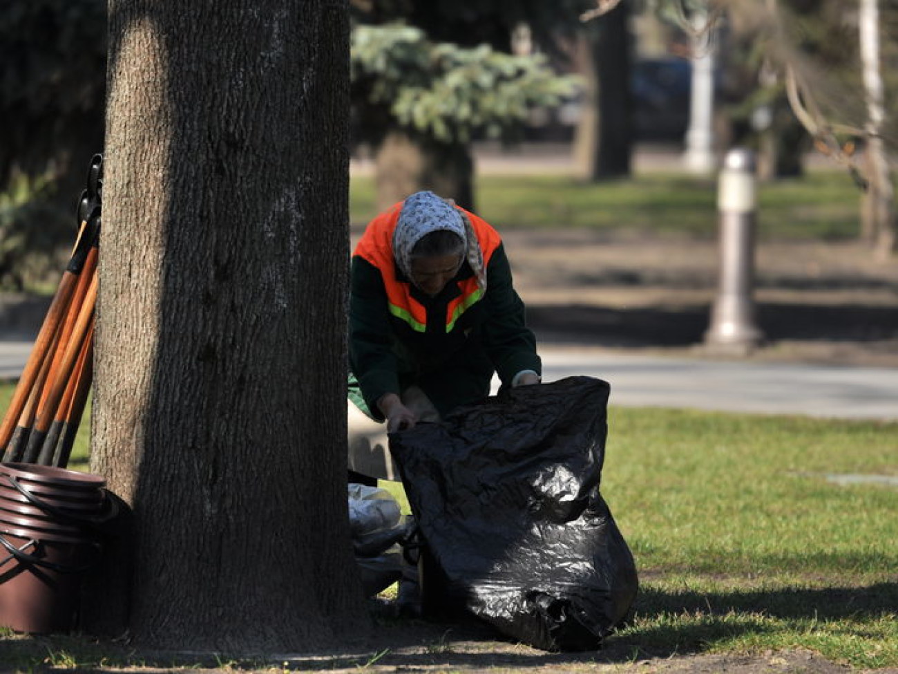 В Киеве провели генеральную уборку, 22 марта 2014г.