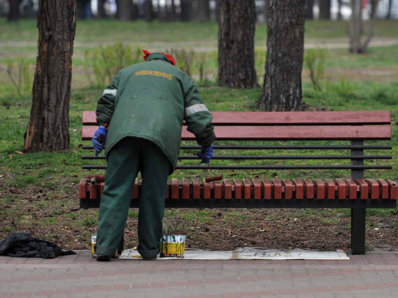 В Киеве проходят субботники, 12 апреля 2014г.