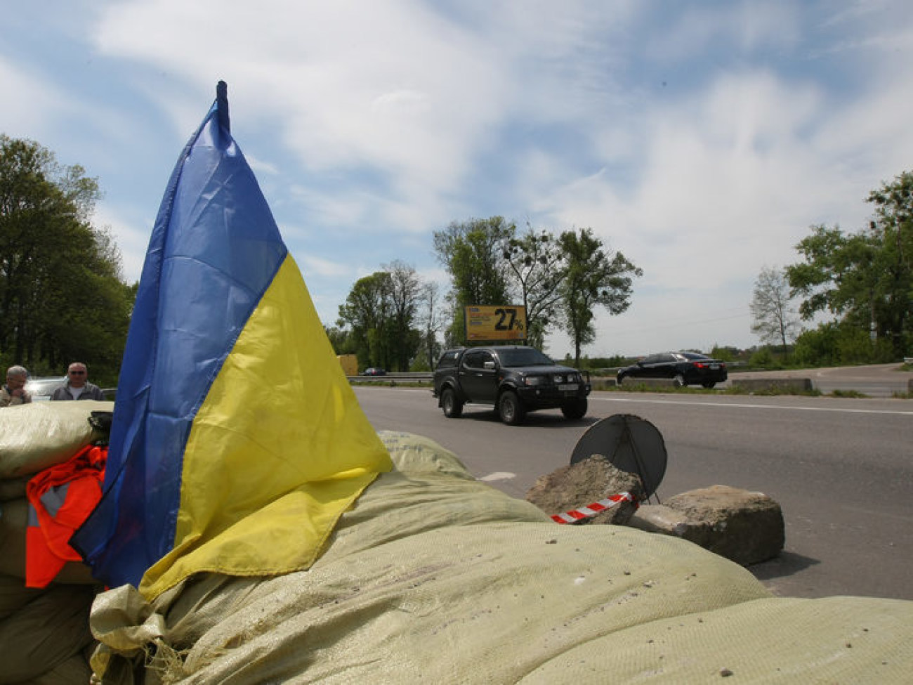 Как охраняются подъезды к Киеву