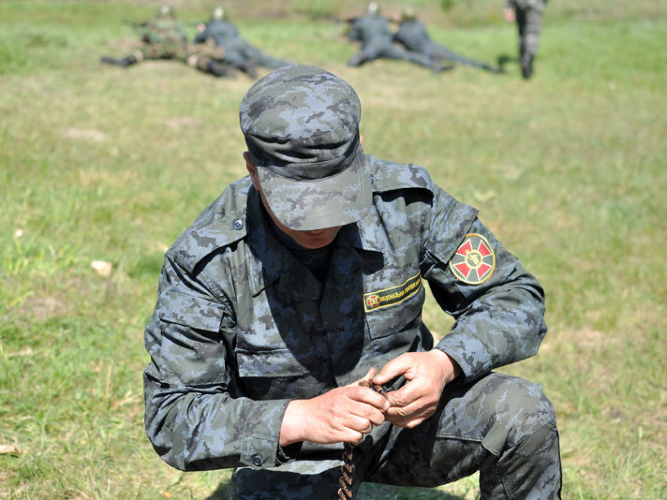 Как тренируется Национальная гвардия Украины
