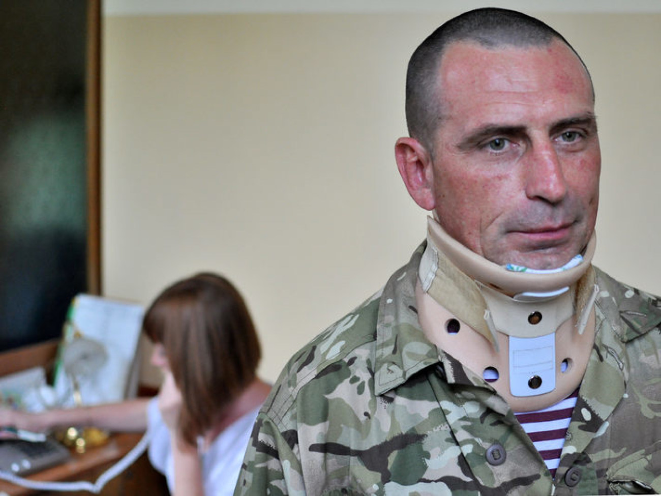 Журналистам показали как лечат воинов АТО, 22 июля 2014г.