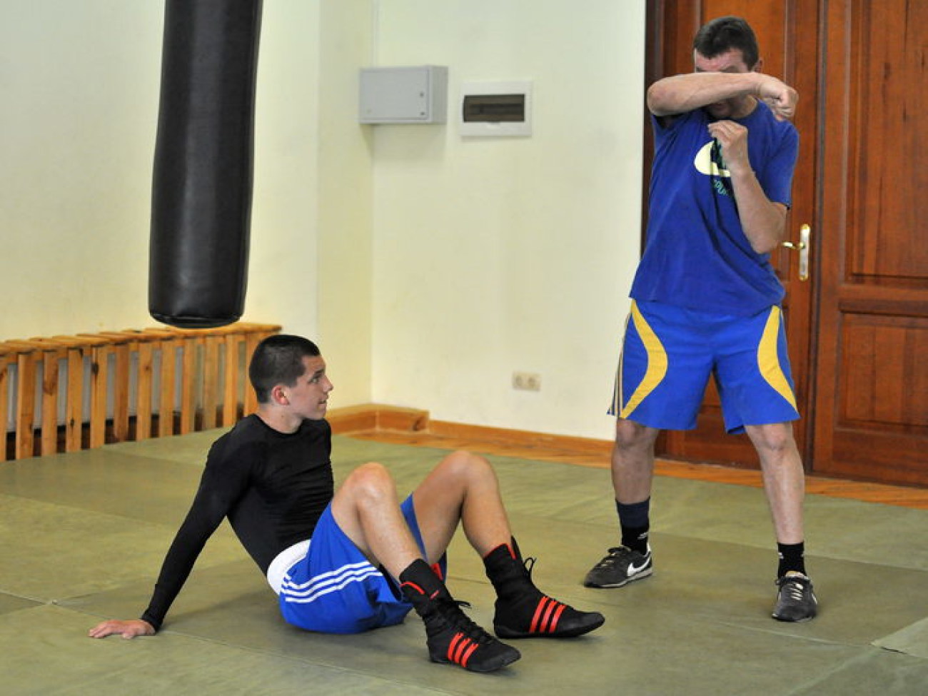 Будущее украинского бокса: &#171;молодежка&#187; провела открытую тренировку, 1 августа 2014г.