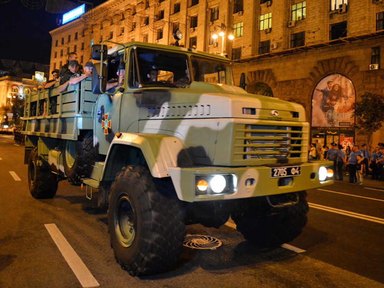 В Киеве состоялась репетиция военного парада