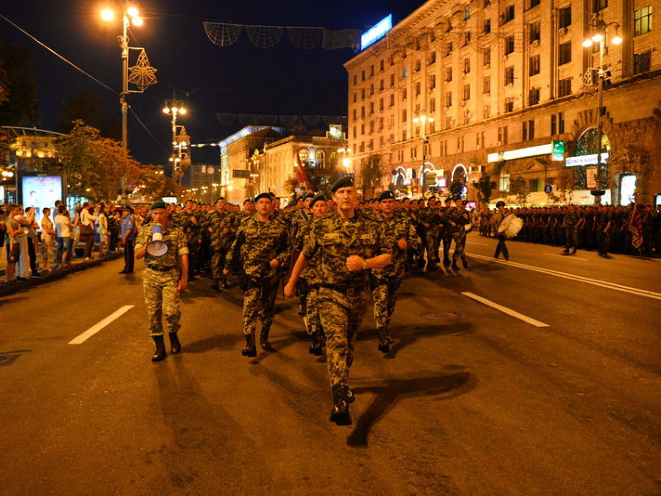 В Киеве состоялась репетиция военного парада