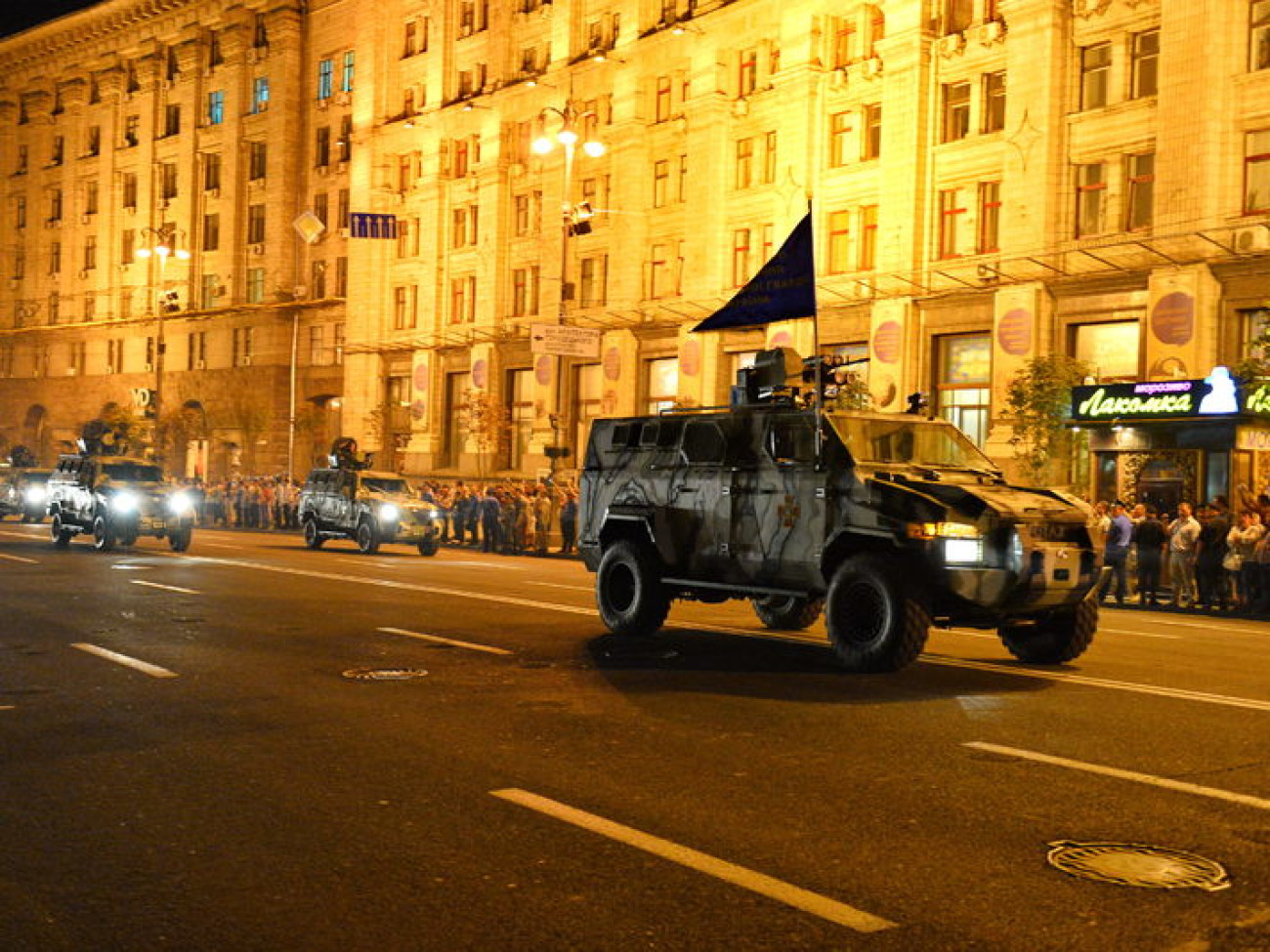 В Киеве состоялась репетиция военного парада