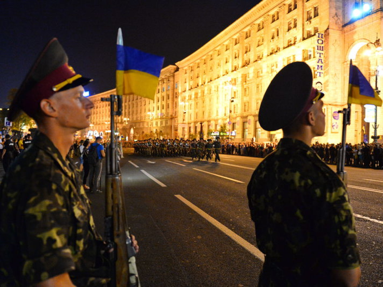 В Киеве состоялась репетиция военного парада