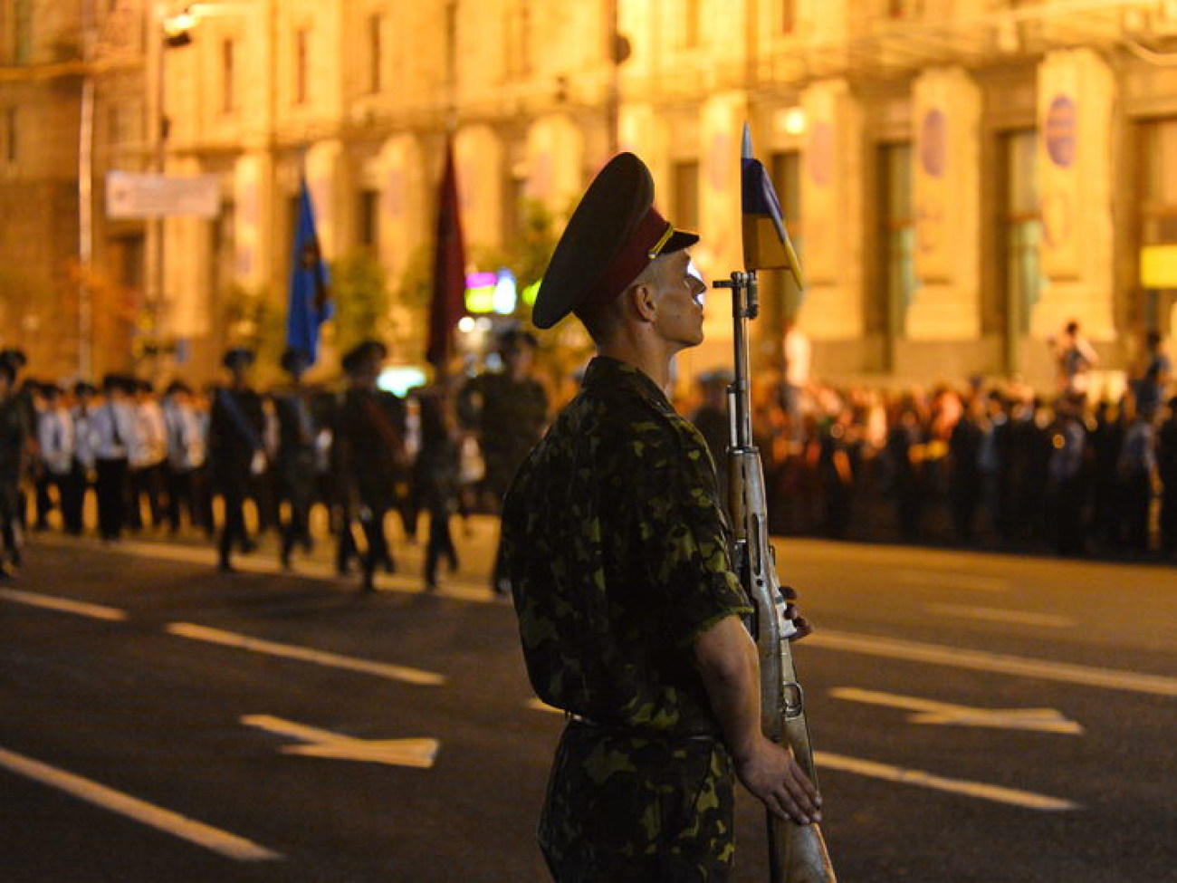 В Киеве состоялась репетиция военного парада