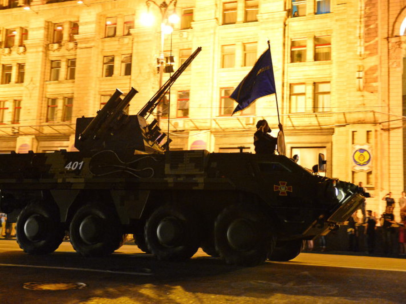 В Киеве состоялась репетиция военного парада