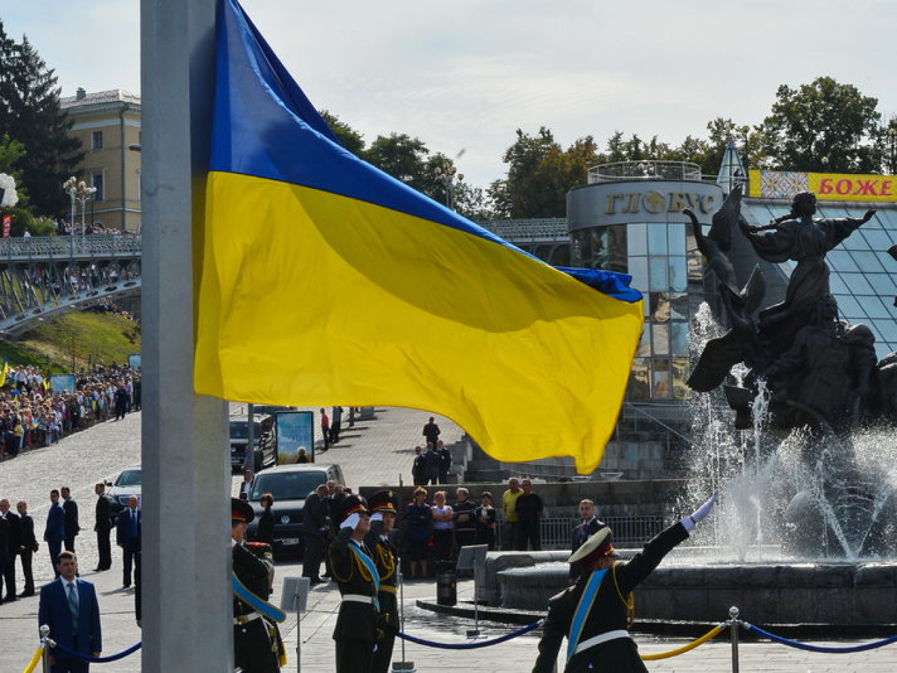 В Киеве прошел парад войск