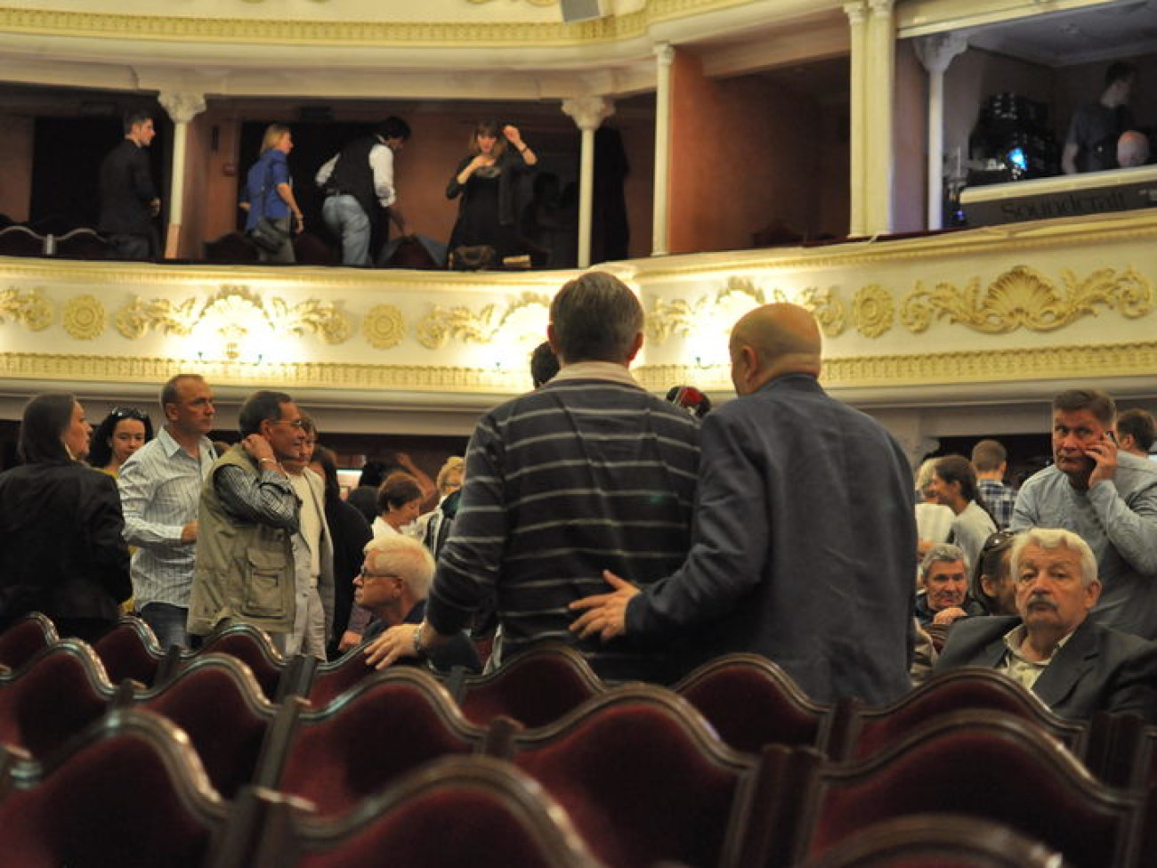 Театр Леси Украинки готовится к открытию нового сезона, 28 августа 2014г.
