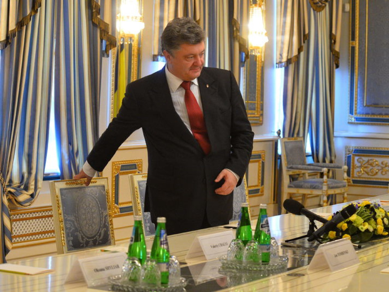 Президент Европейской Комиссии Жозе Мануэль Баррозу находится в Украине, 12 сентября 2014г.