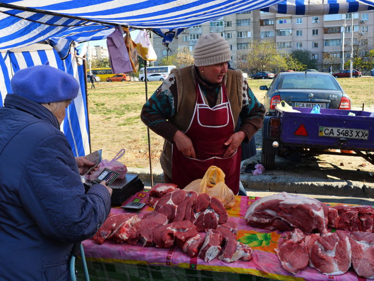 В Киеве проходят сельскохозяйственные ярмарки