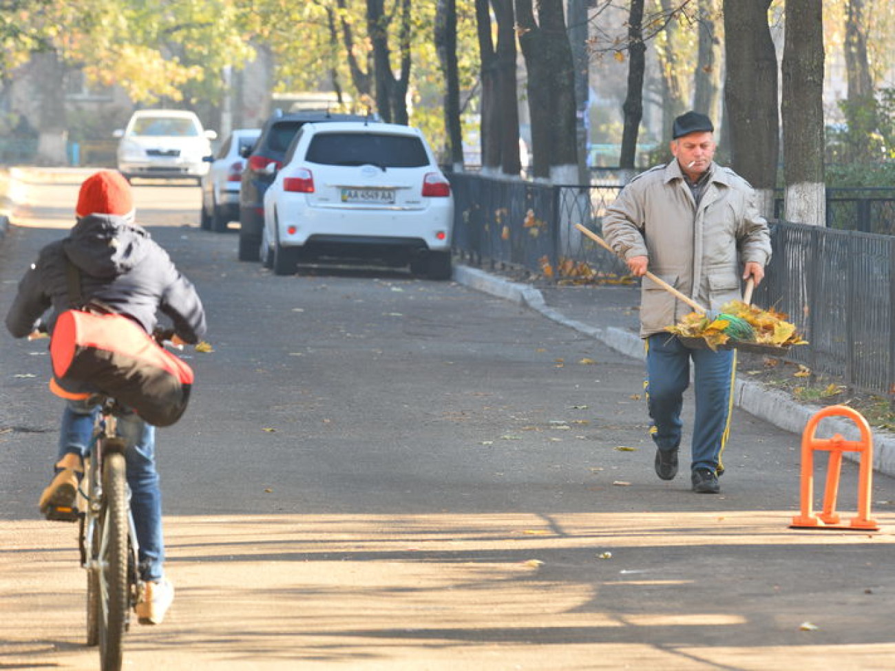 Осенняя пора&#8230; пора уборки листьев&#8230;