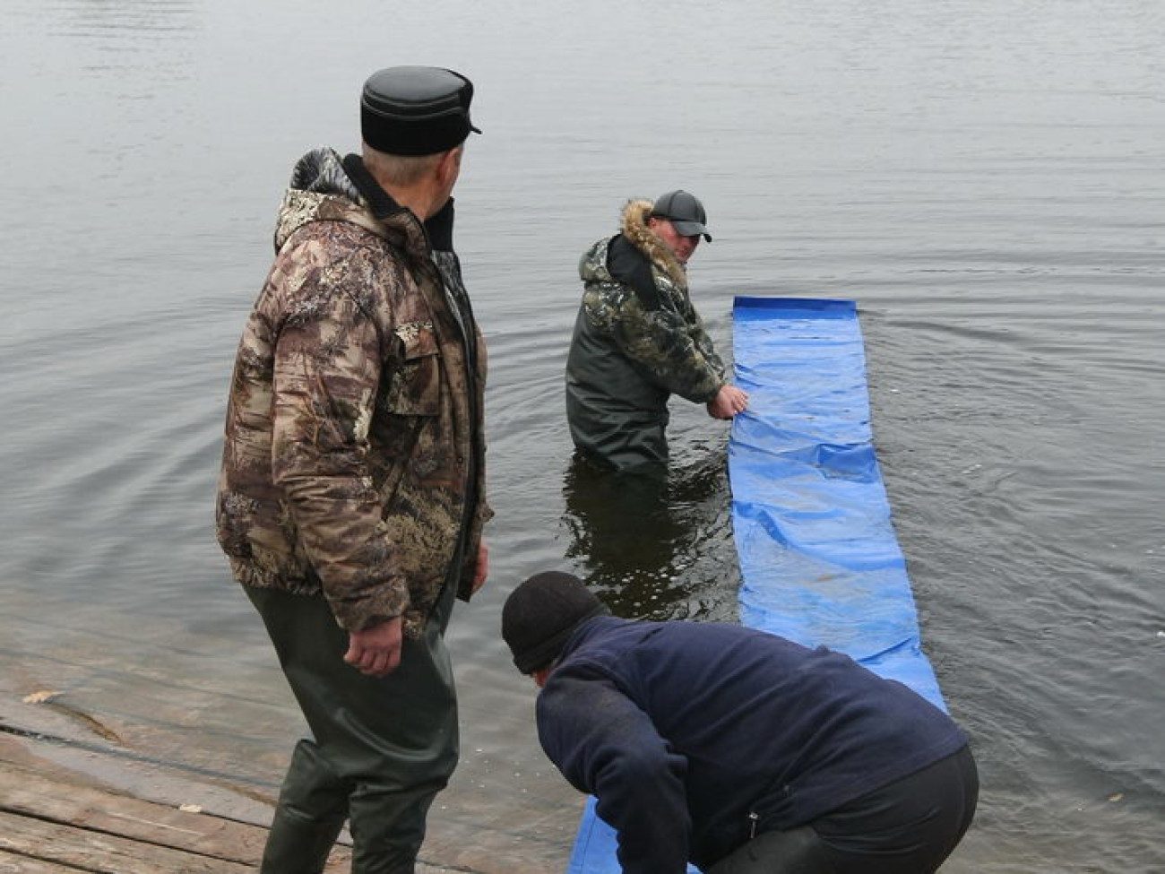 Киевское водохранилище пополнилось рыбой