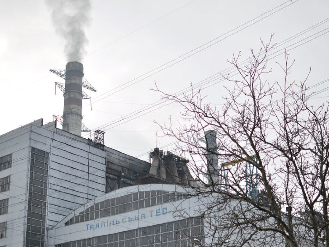 Журналистам показали сколько угля на Трипольской ТЭС