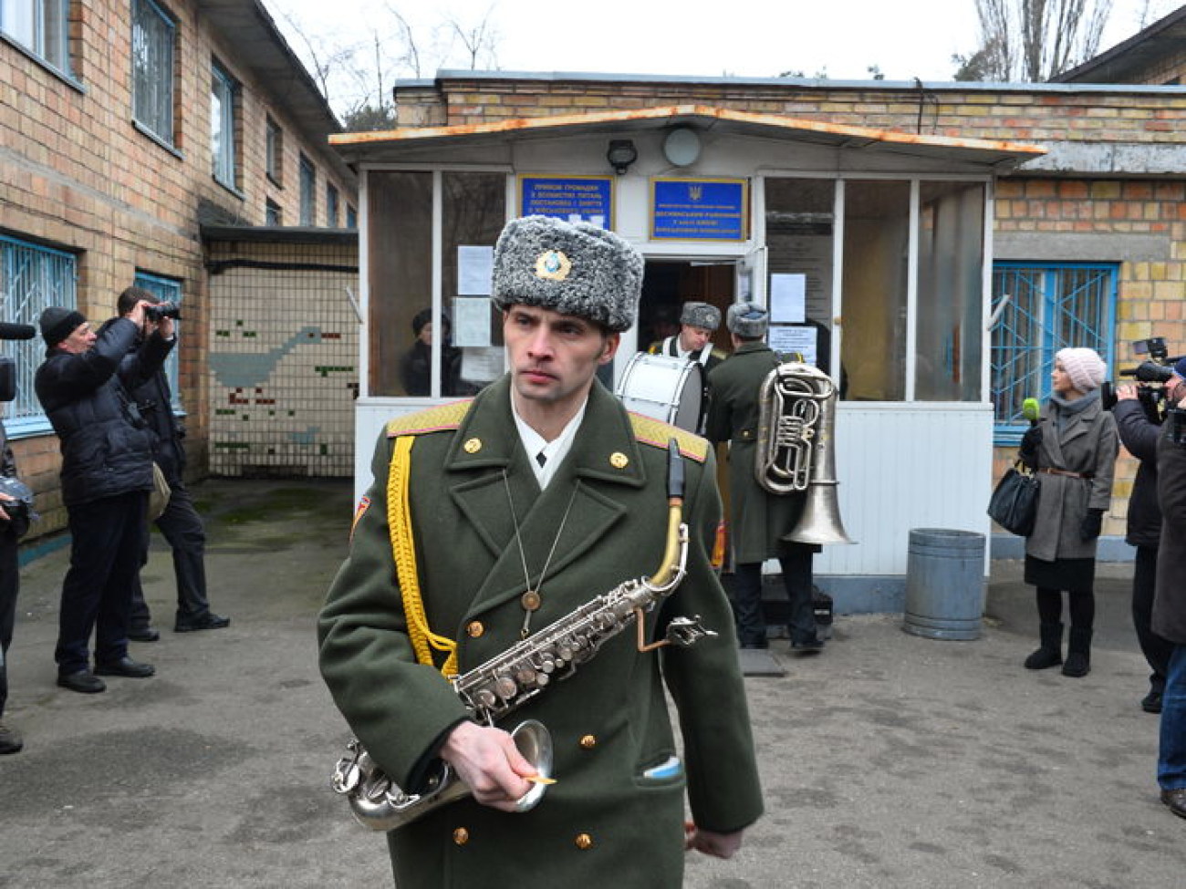 На фронт: в Киеве провели мобилизованных