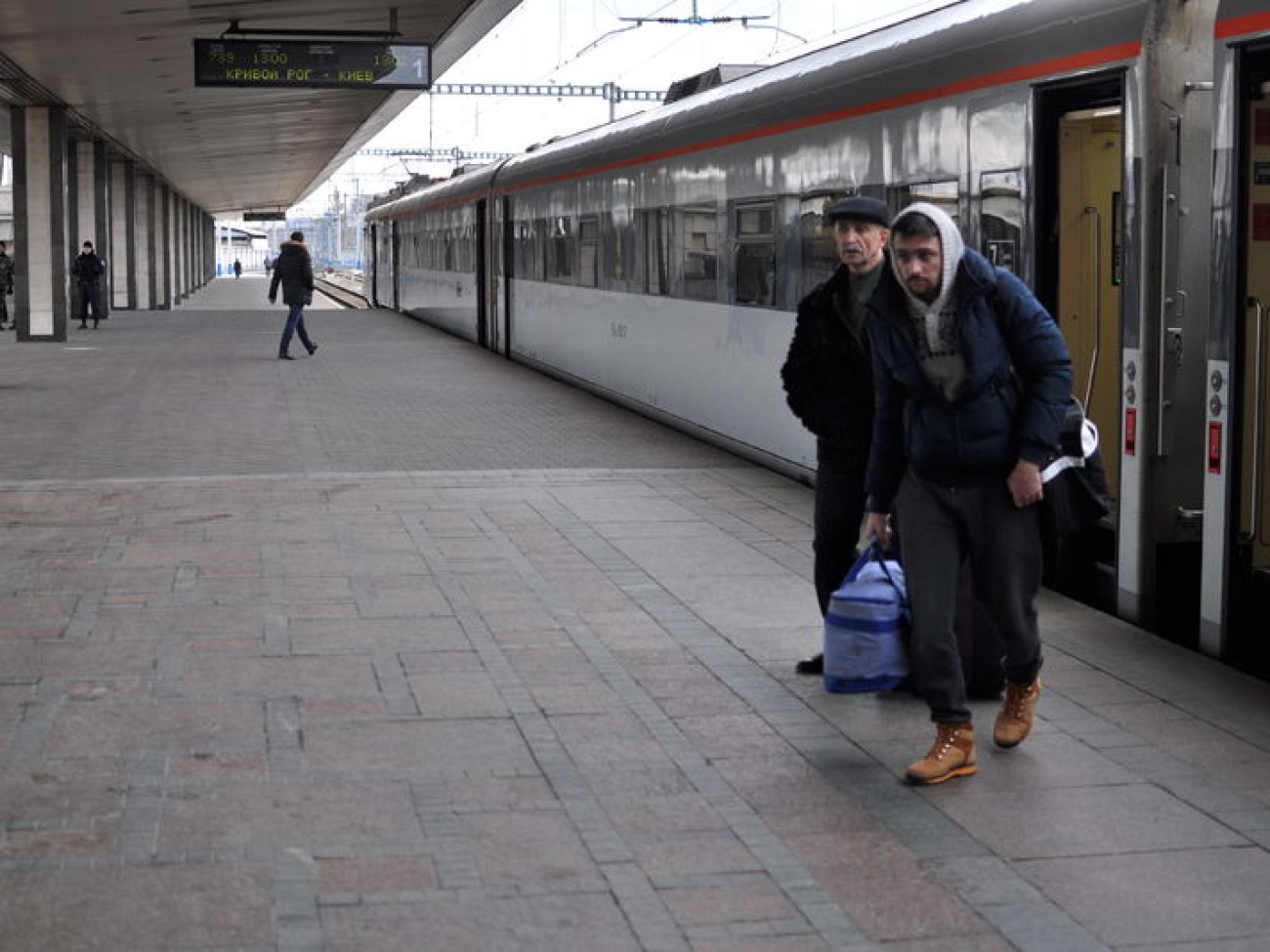Украинская железнодорожная скоростная компания встретила своего пятимиллионного пассажира