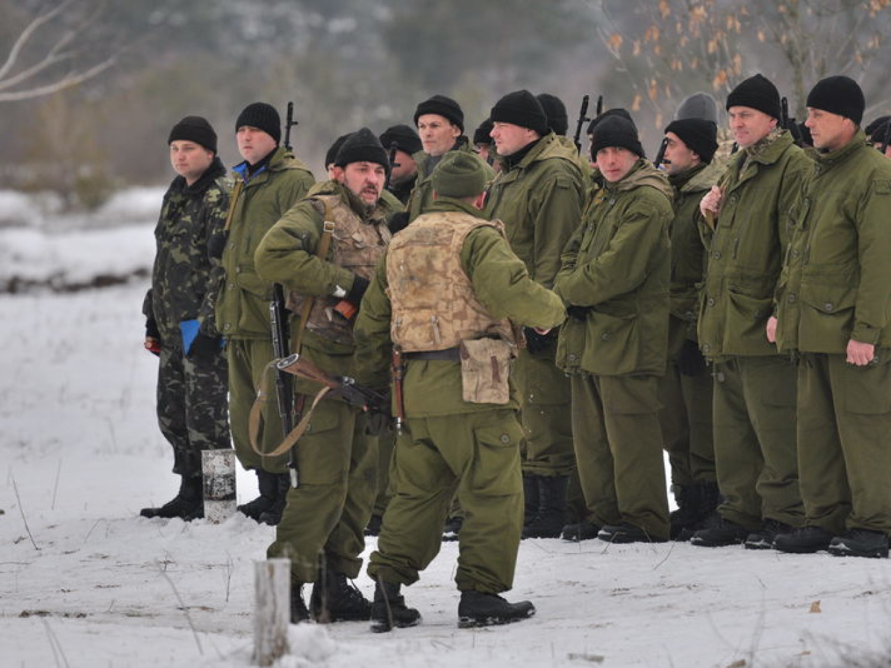 Журналистам показали как проходит подготовка мобилизованных