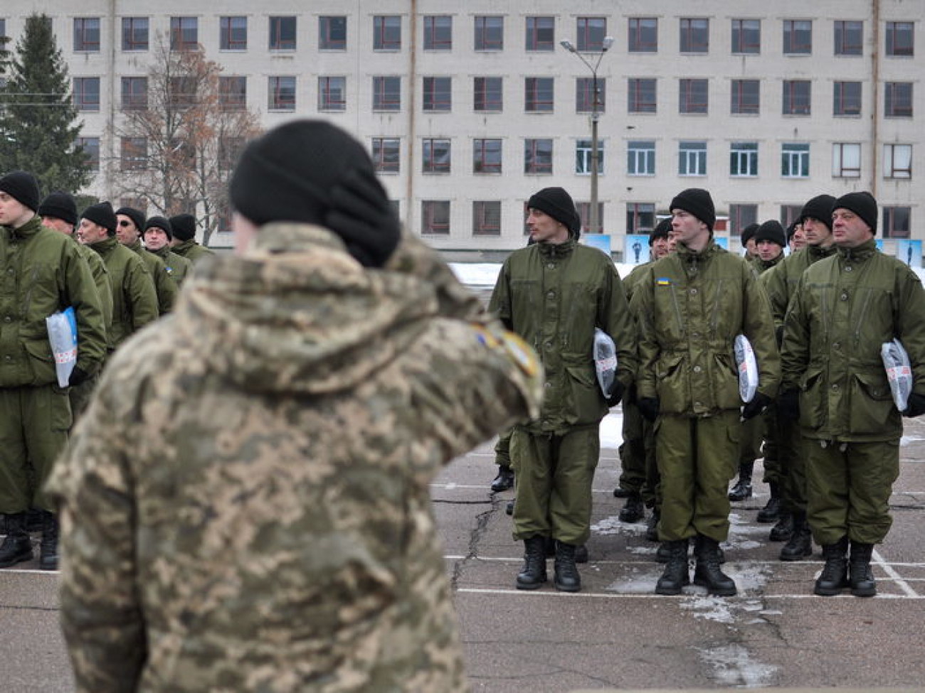 Журналистам показали как проходит подготовка мобилизованных