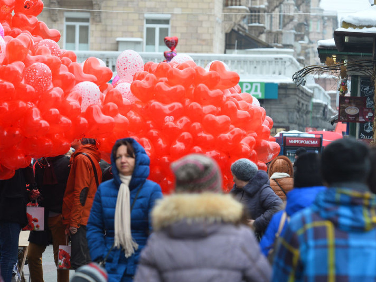 Влюбленные всего мира празднуют День святого Валентина