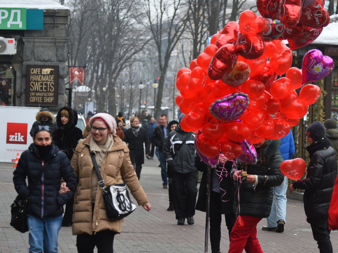 Влюбленные всего мира празднуют День святого Валентина