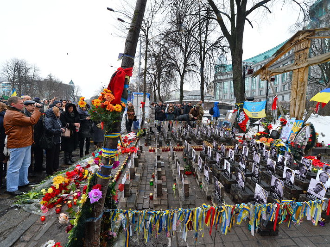 На Майдане помянули Героев Небесной Сотни