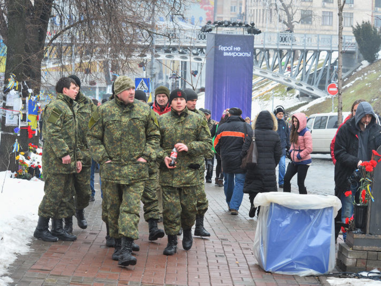 На Майдане помянули Героев Небесной Сотни