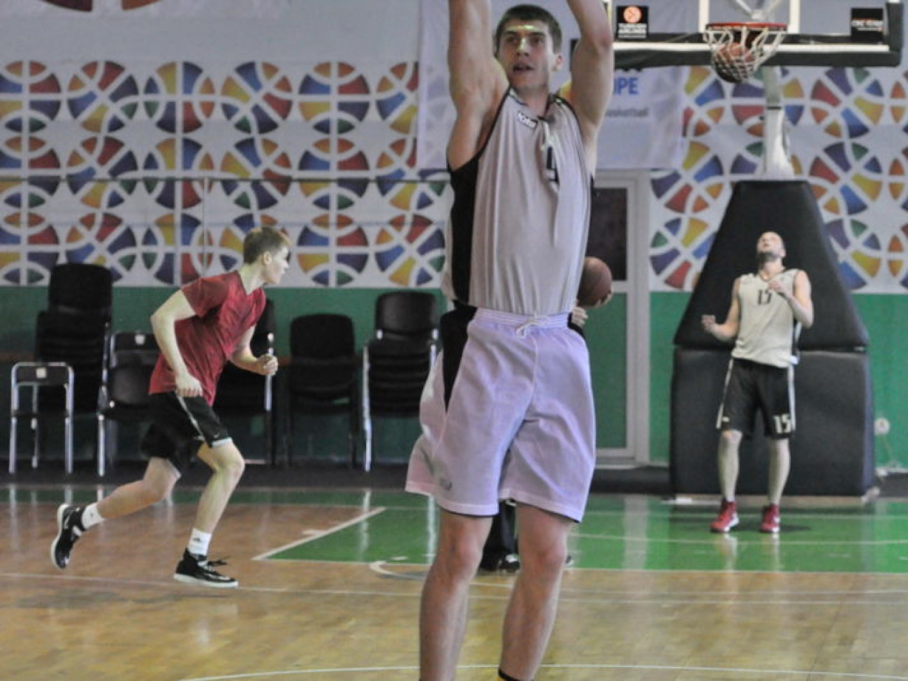 Накануне Финала четырех Кубка Украины по баскетболу «Будивельник» провел открытую тренировку