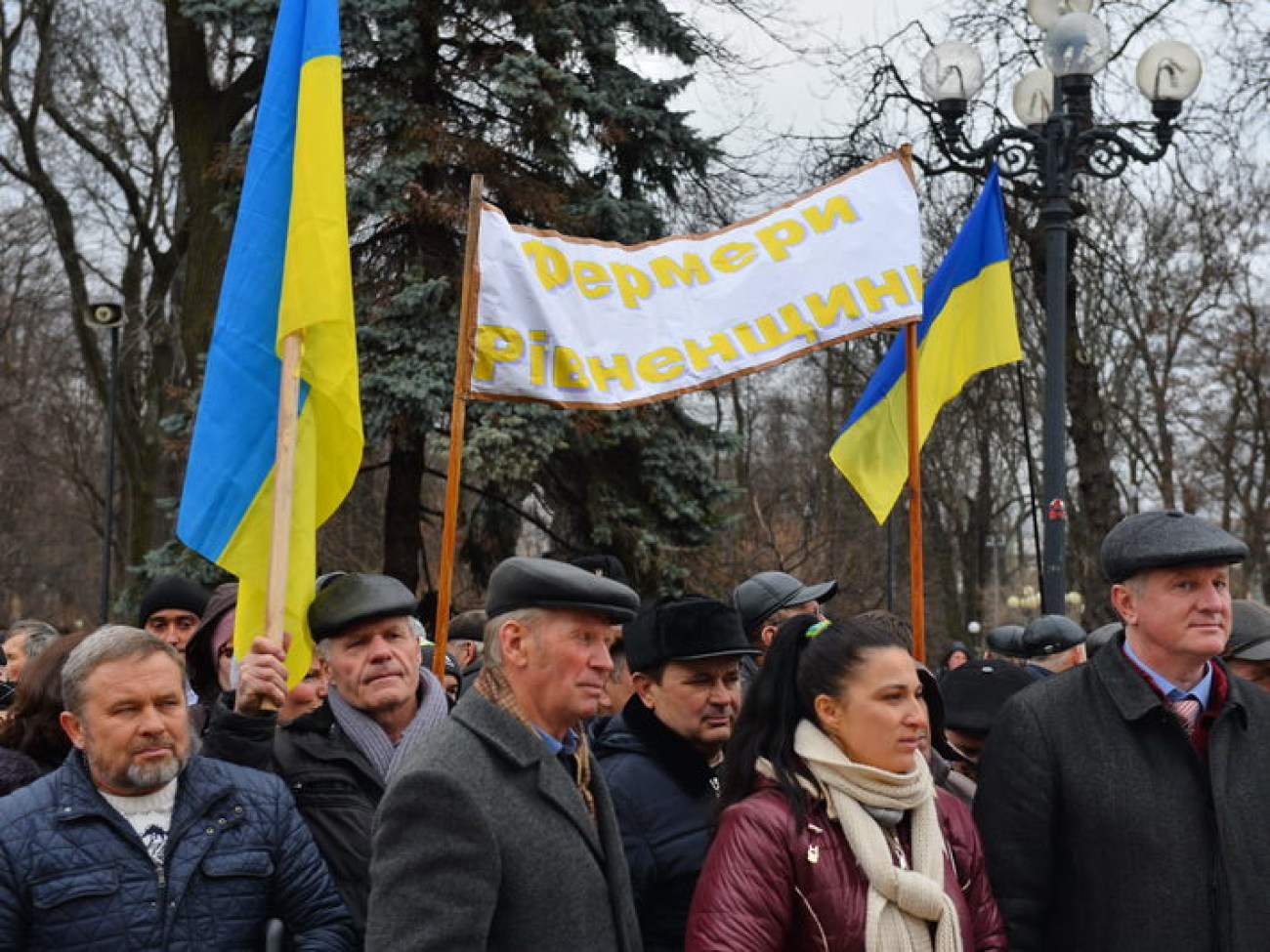 Активисты под парламентом требуют принять законы по развитию села