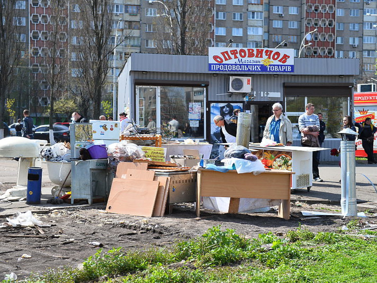 В Киеве продолжается &#171;война&#187; с киосками