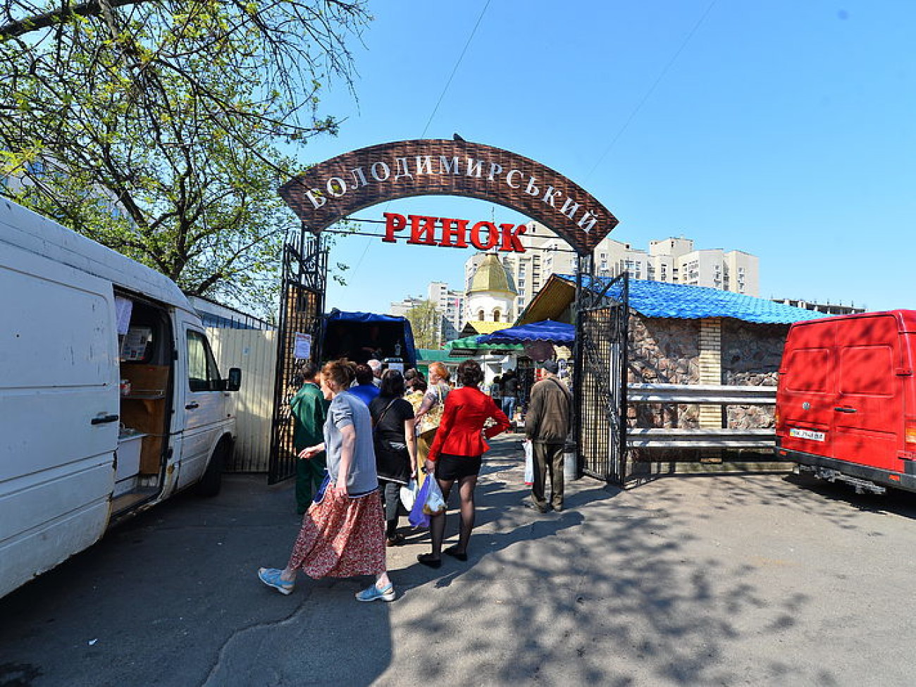 На Владимирском рынке горел павильон