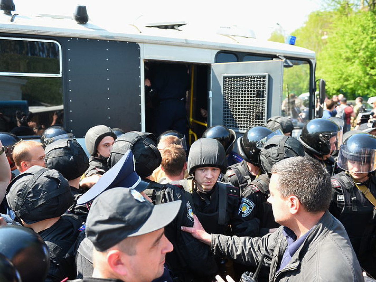 Милиция задержала 19 участников стычки возле столичного музея ВОВ