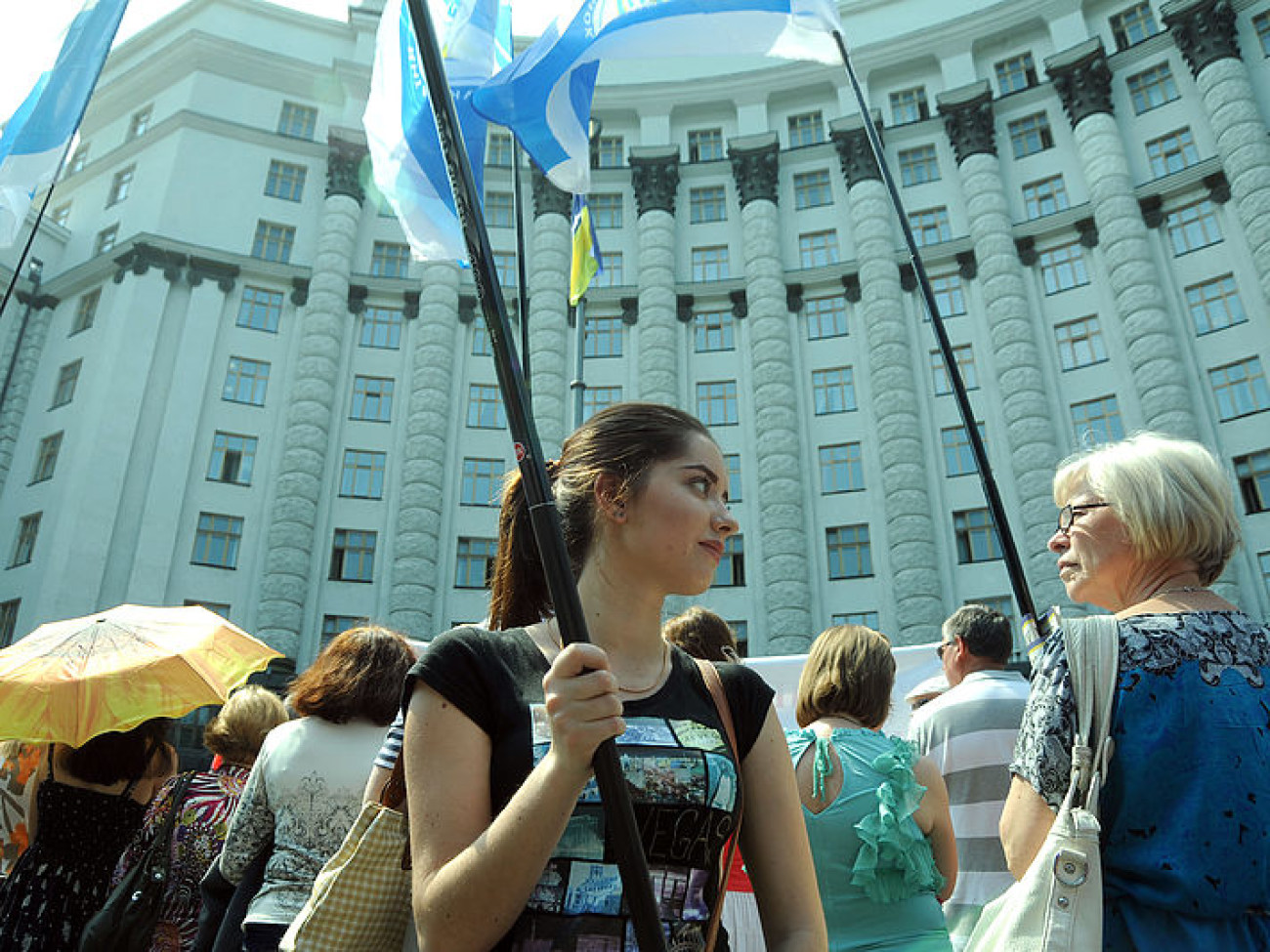 Под Кабмином состоялся социальный бунт, 3 июня 2015 г.