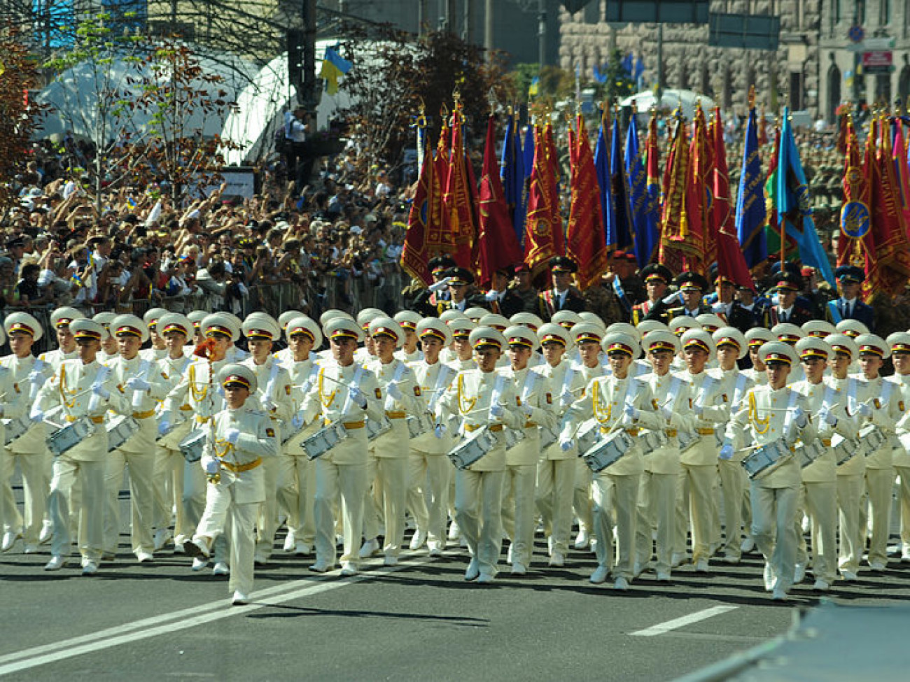 Порошенко, обморок и воины АТО: в Киеве прошел Марш Независимости
