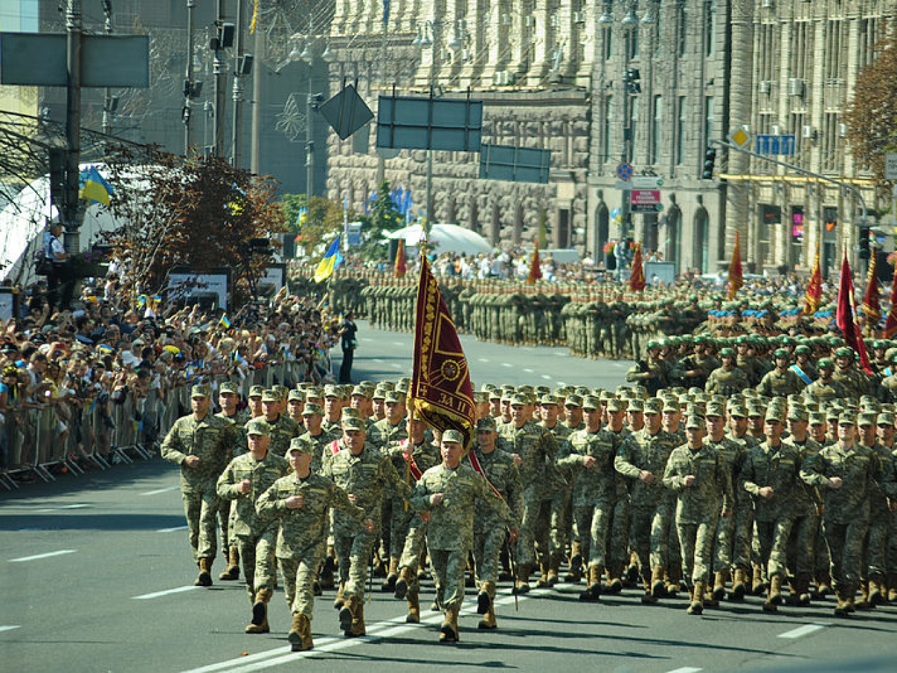 Порошенко, обморок и воины АТО: в Киеве прошел Марш Независимости