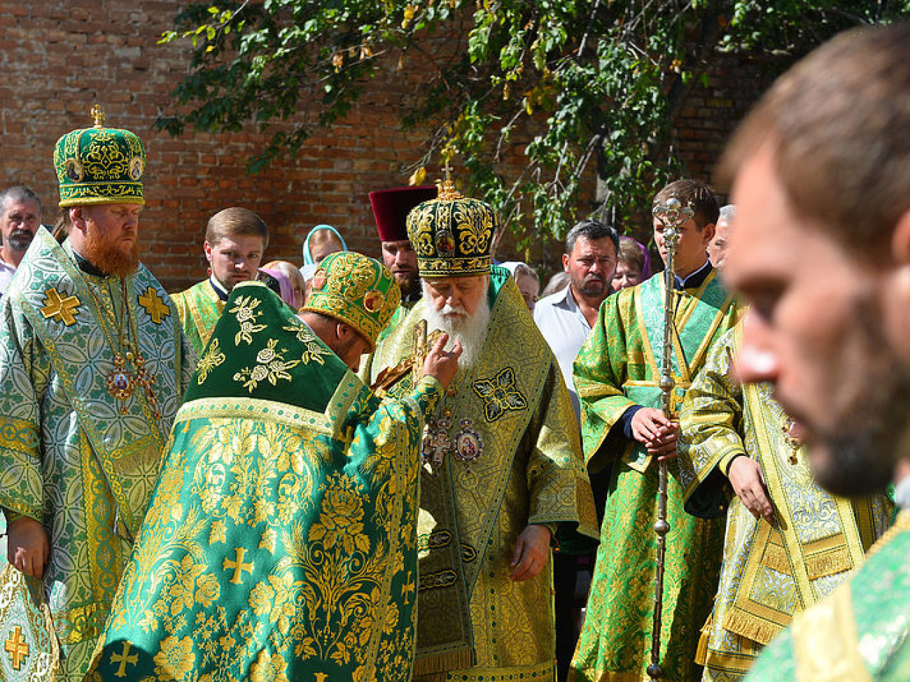 В Феодосиевском монастыре в Киеве заложили капсулу на восстановление колокольни