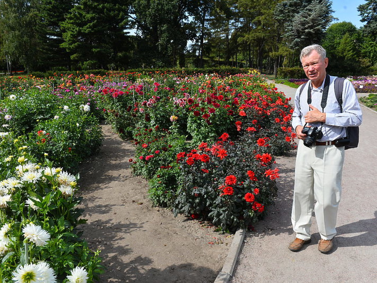 В Национальном ботсаду открылись новые экспозиции с камнями, капустой, георгинами