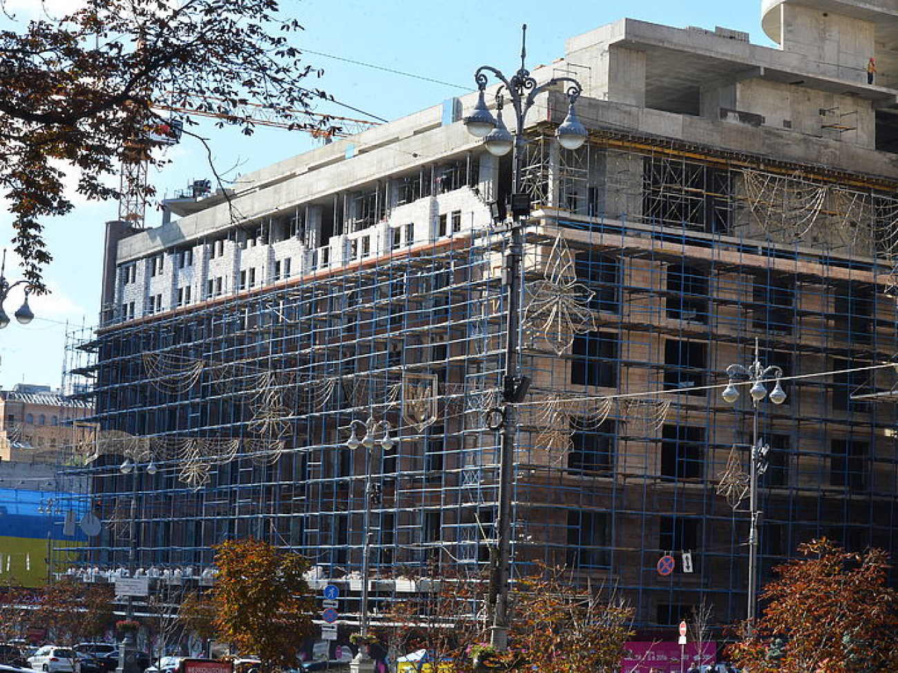 Реконструкция киевского ЦУМа идет полным ходом