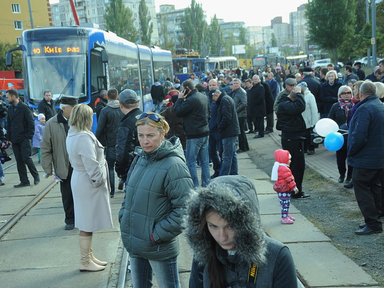 В Киеве состоялся «Парад трамваев»