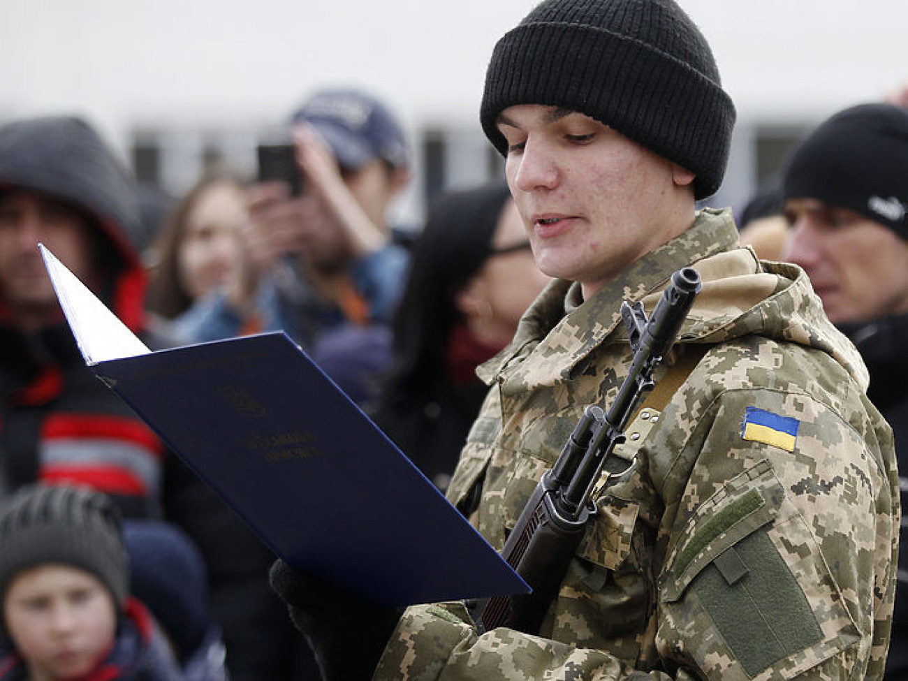 Новобранцы Генштаба Вооруженных Сил Украины приняли военную присягу