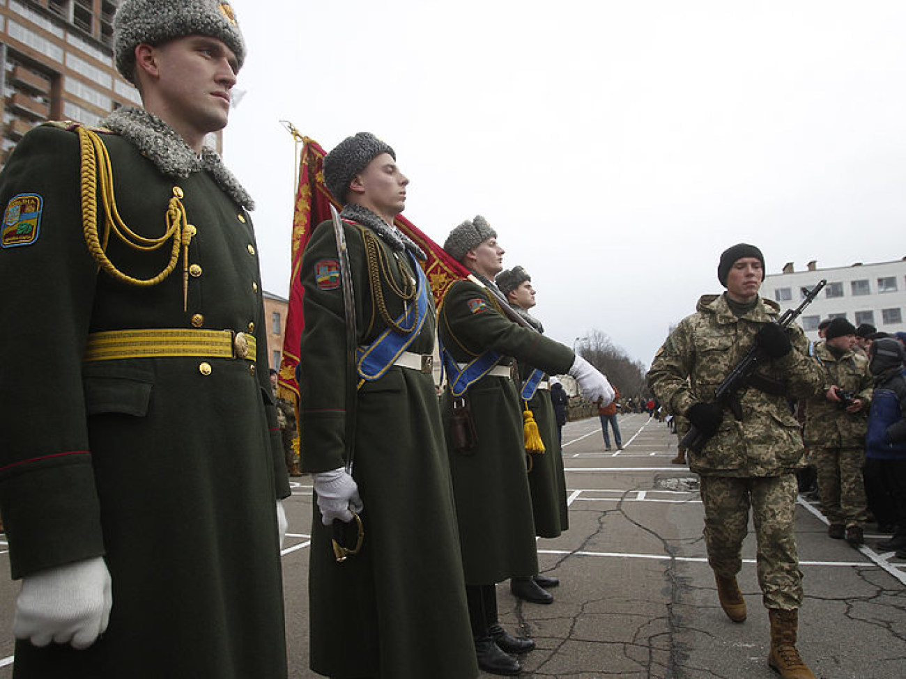 Новобранцы Генштаба Вооруженных Сил Украины приняли военную присягу