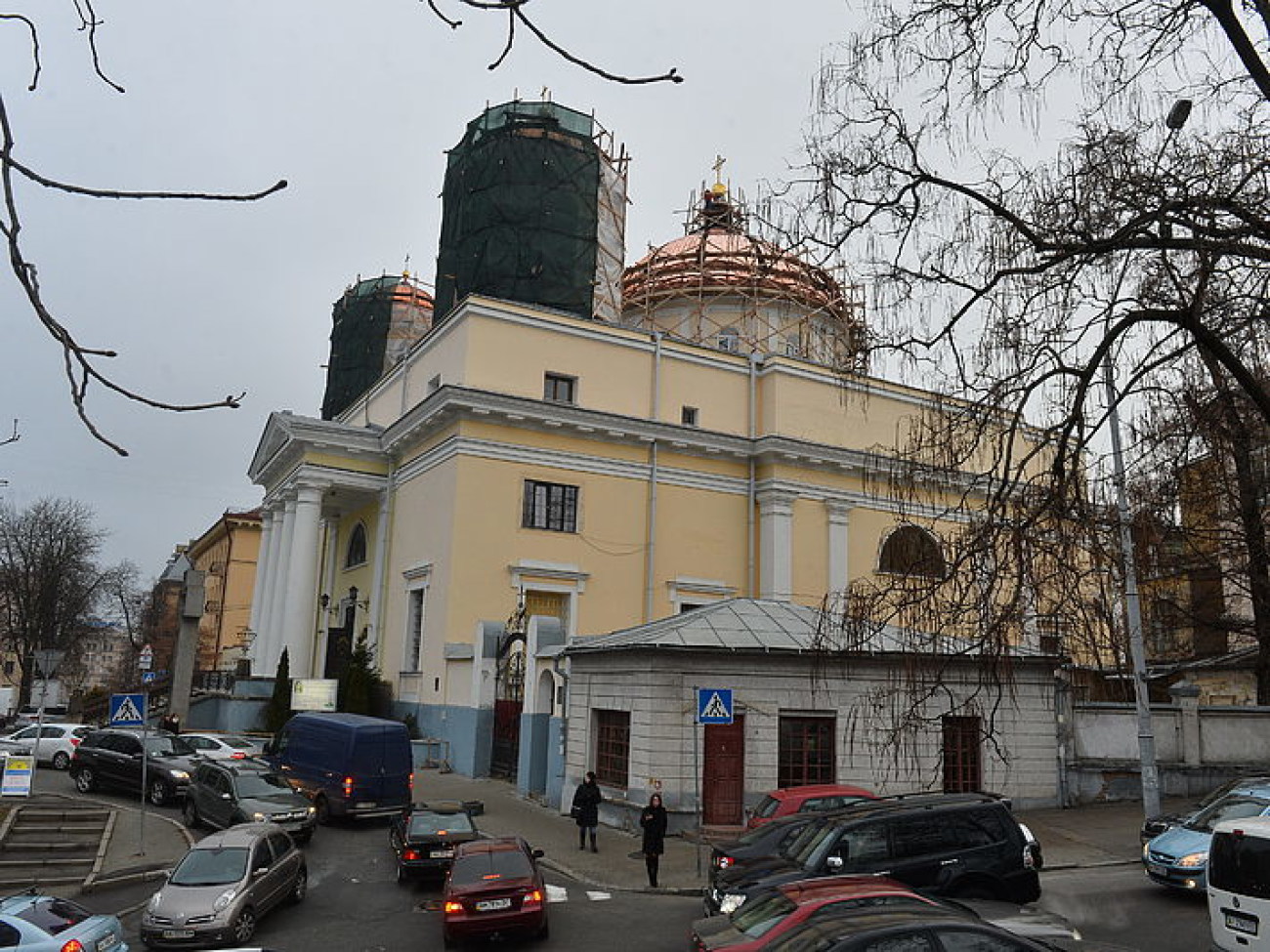 В католическом соборе в Киеве идет ремонт