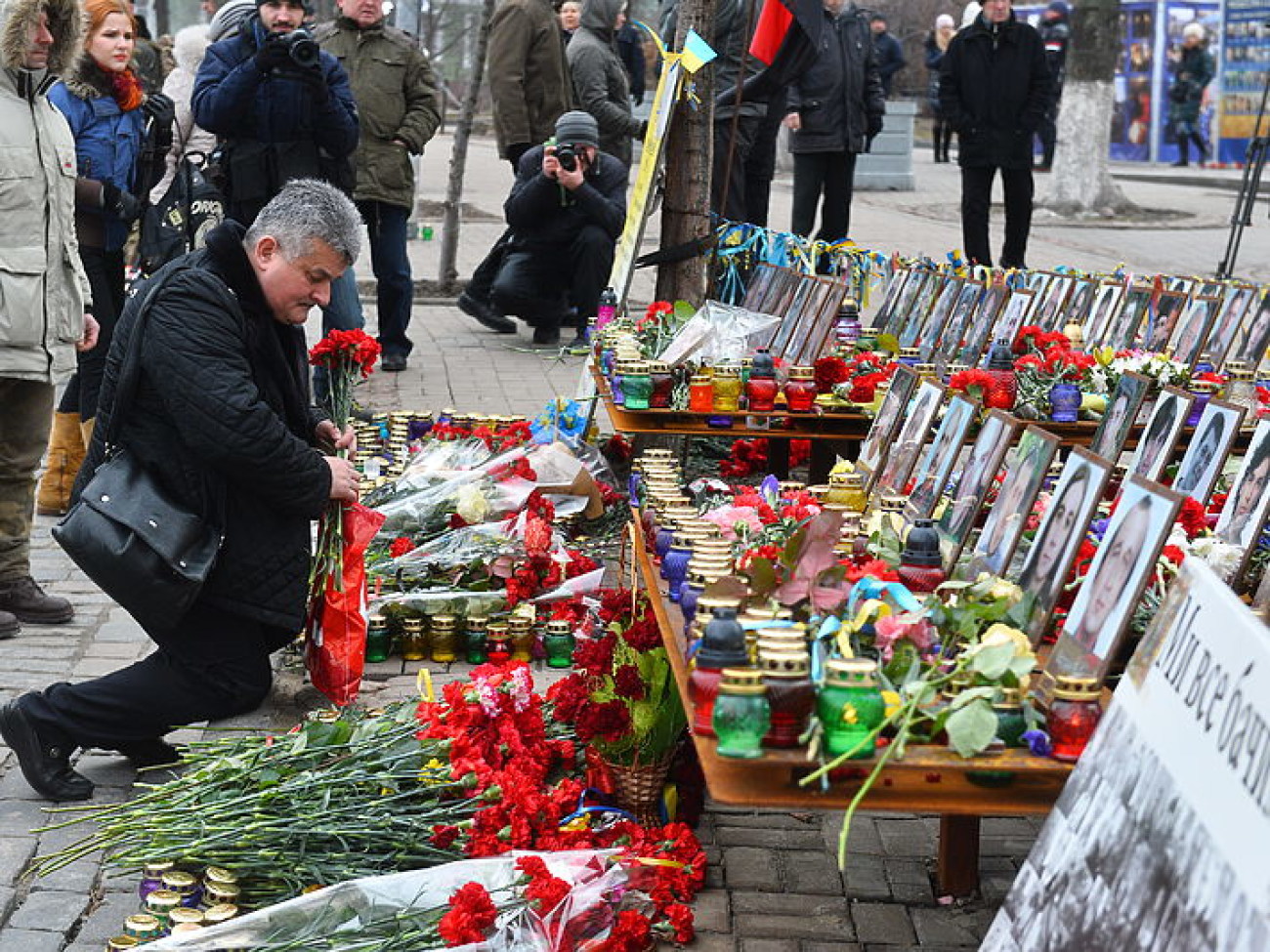 Украина вспоминает Героев Небесной сотни