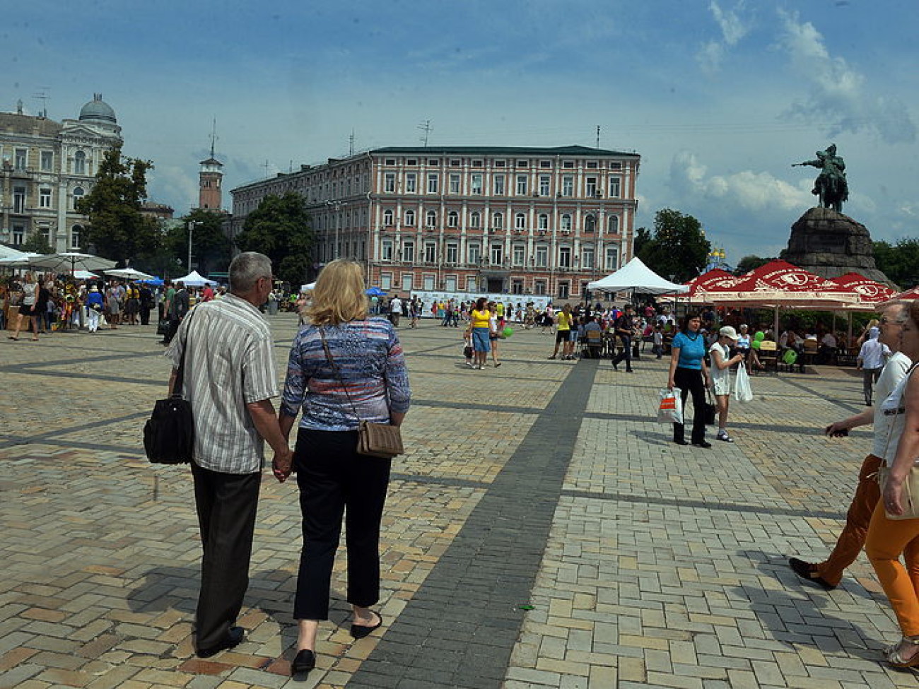 Как киевляне День города праздновали