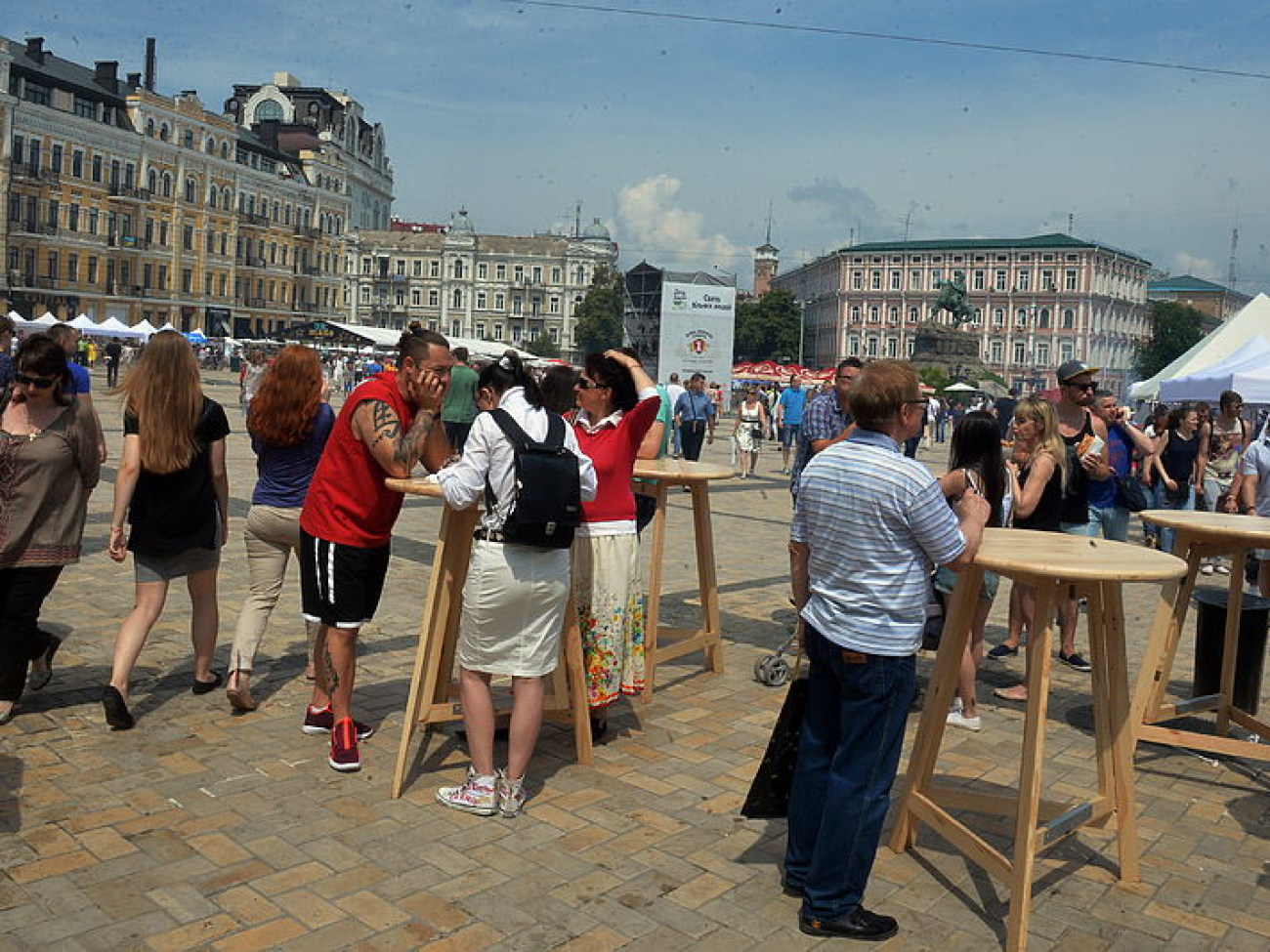 Как киевляне День города праздновали