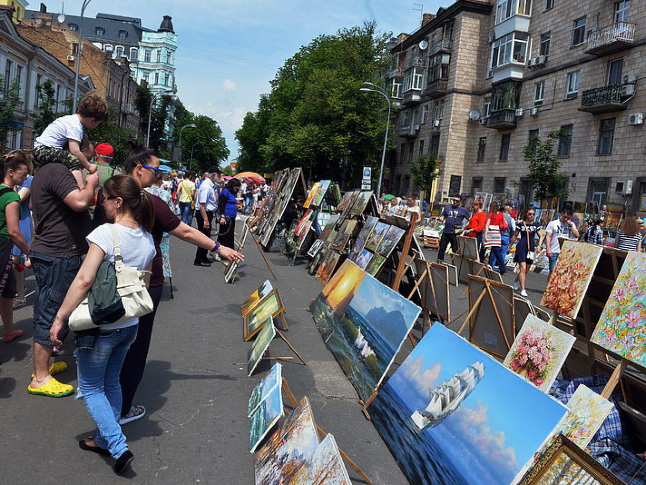 Как киевляне День города праздновали