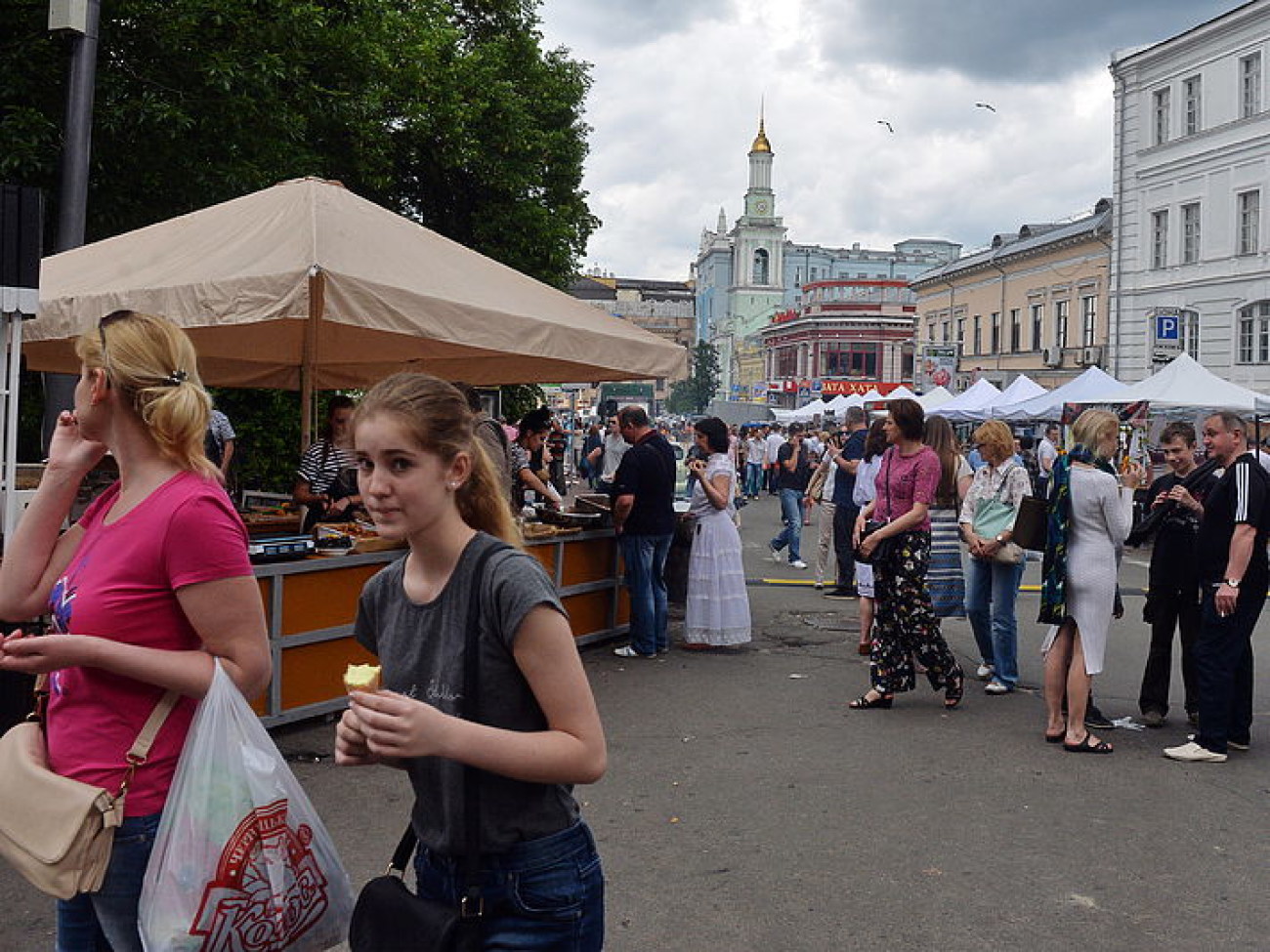 Как киевляне День города праздновали